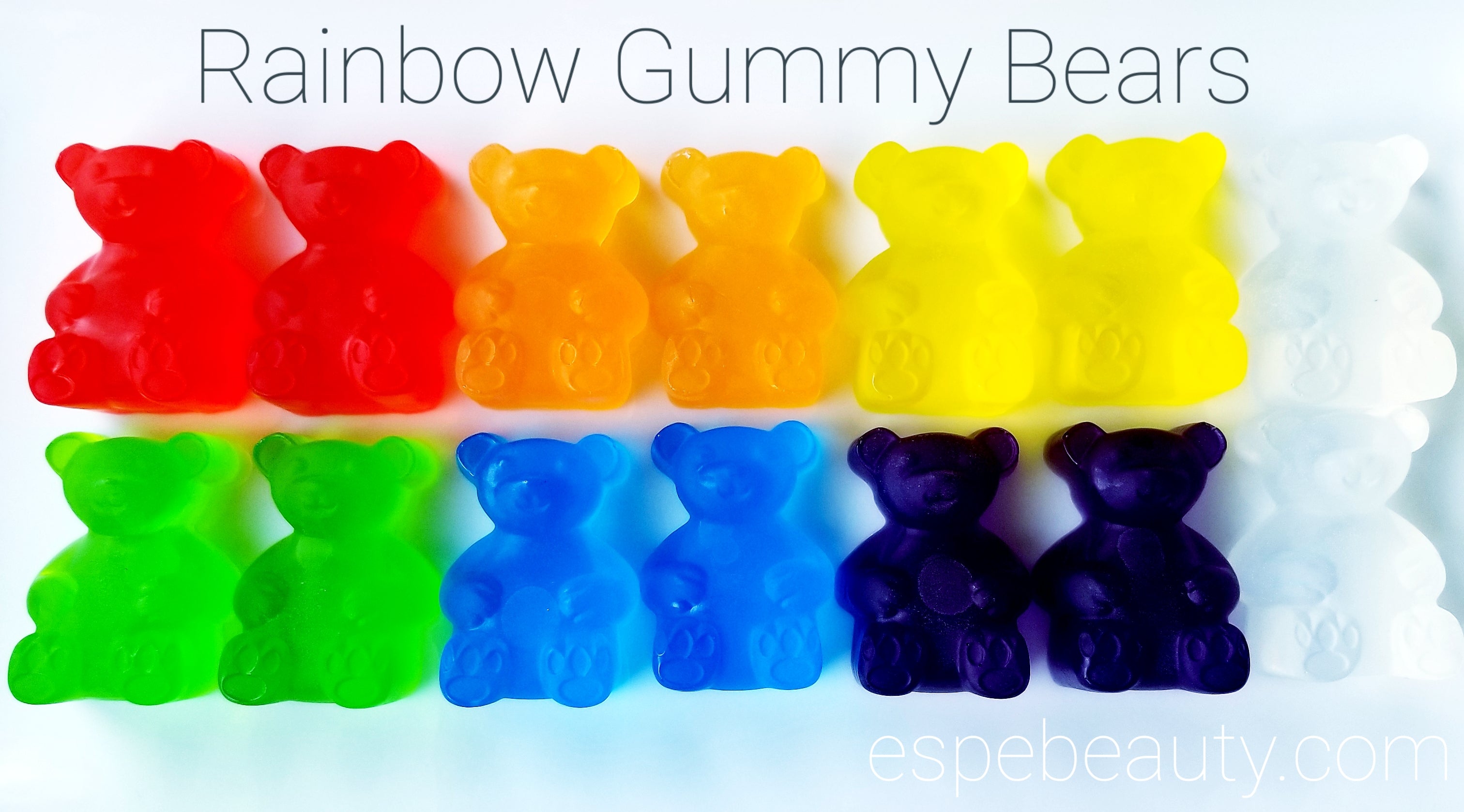 Rainbow Gummy Bear Bars