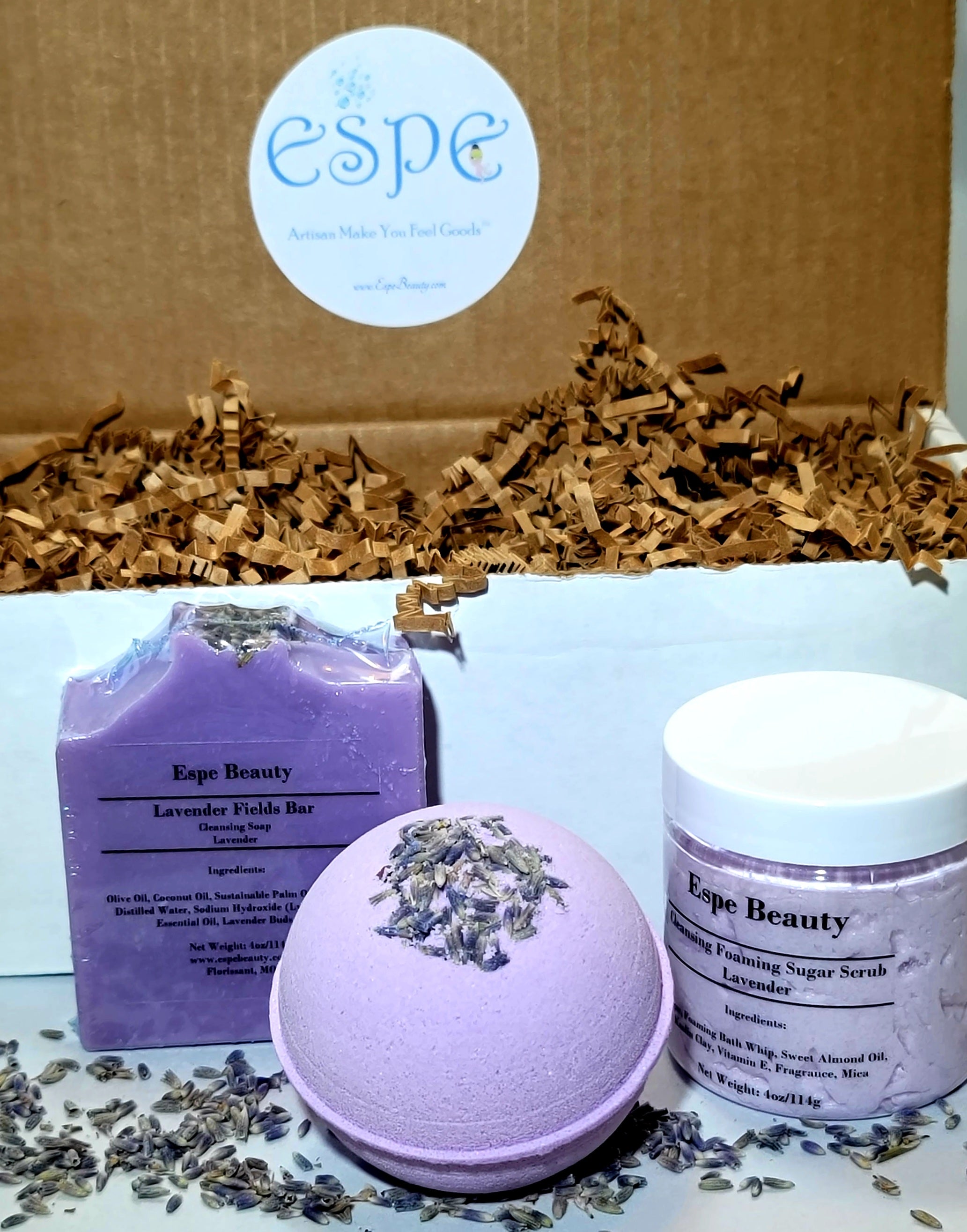 Lavender Trio Gift Box Set