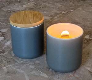 LUXE Gray Candle